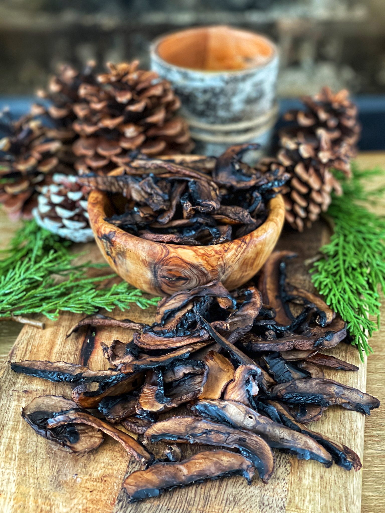 Smoky Mushroom Jerky Plantiful Kiki